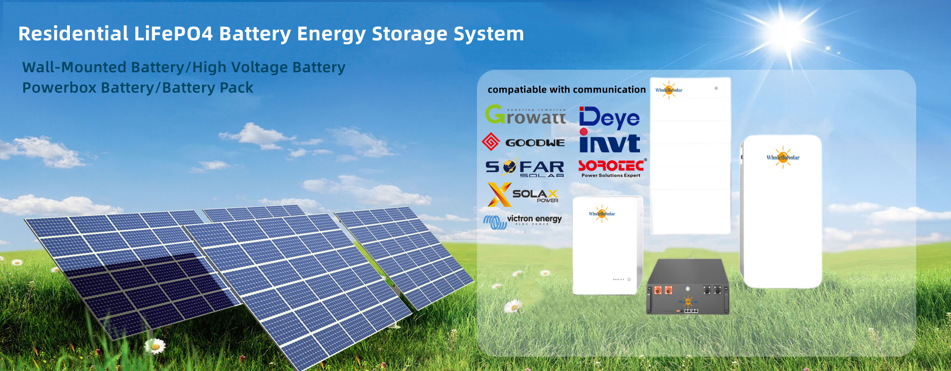 Whaleflo Solar Storage Batteries