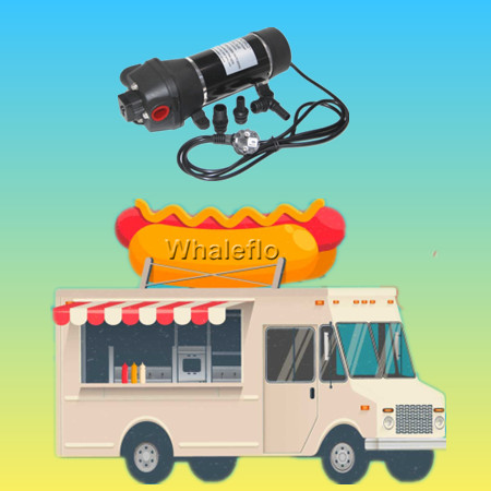 Whaleflo 식품 트럭 배관 용수 시스템
